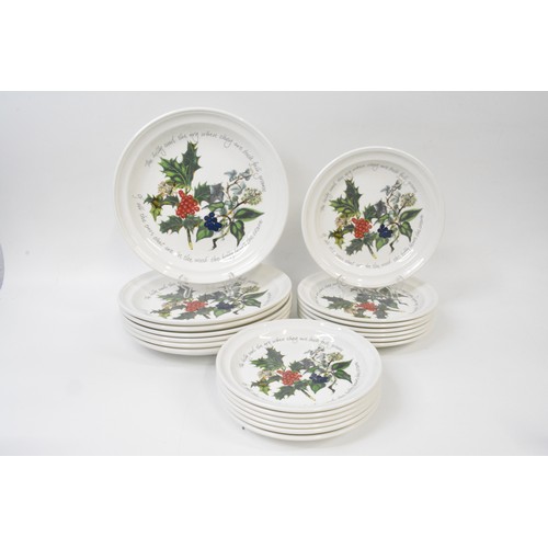 53 - Portmeirion 'The Holly and the Ivy' assortment of bowls, plates, jugs etc together with Botanical Ga... 