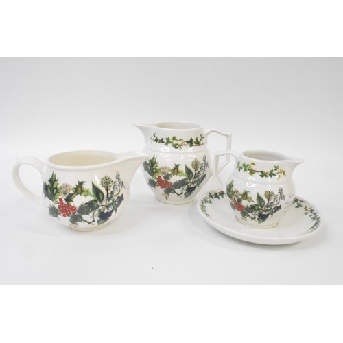 53 - Portmeirion 'The Holly and the Ivy' assortment of bowls, plates, jugs etc together with Botanical Ga... 