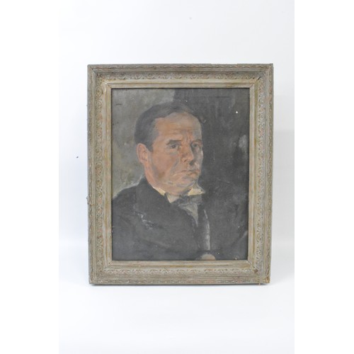 85 - Original oil on board depicting portraiture of gentleman, unsigned by Nicolas Day (Brother of Sir Ro... 