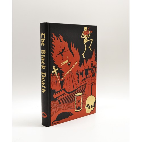 104 - The Folio Society x 4 hardback books with slip covers to include The Black Death, The Monks of War, ... 