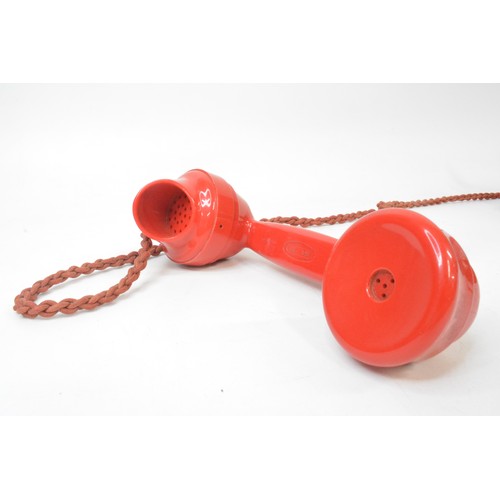 123 - GPO 332 red telephone, no to base reads L PX57/2A,  5954. Dialing Cley 3748