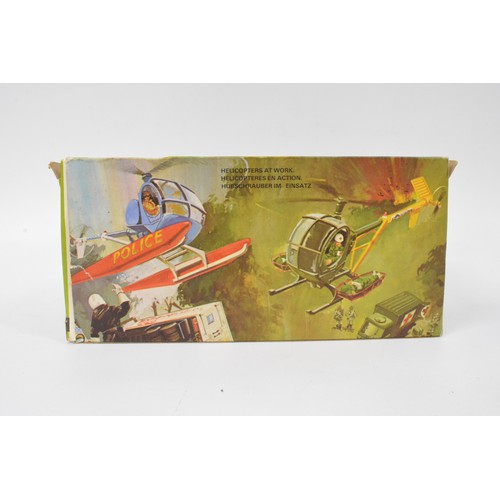 156 - Britain's Hughes 300C ,model 9761, helicopter with figures, boxed , scale 1:32 scale-