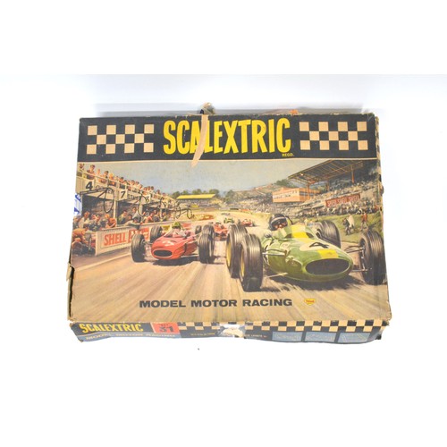 160 - A vintage complete Scalextric set 31, requires separate power unit and controllers