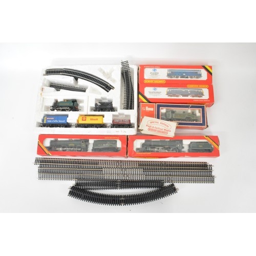 175 - Hornby locomotives to include track, BR Class 25, Class 29,  Southern 795 tender locomotive, Pugh & ... 