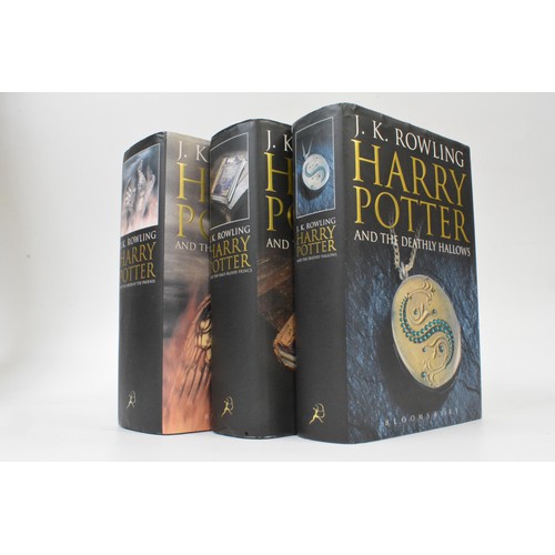 179 - Harry Potter bundle consisting; hardback books, some first editions, Deathly Hollow, Half Blood Prin... 