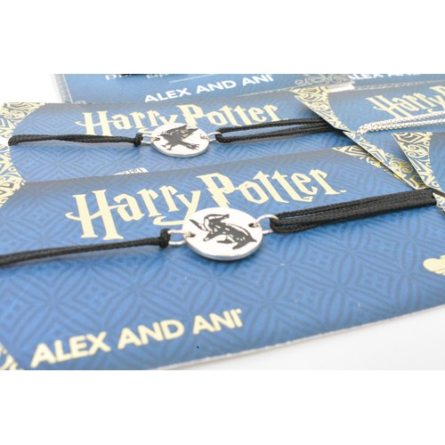 180 - Harry Potter jewellery bundle by designers Alex and Ani, some stamped 925, all new with tags, x16 it... 