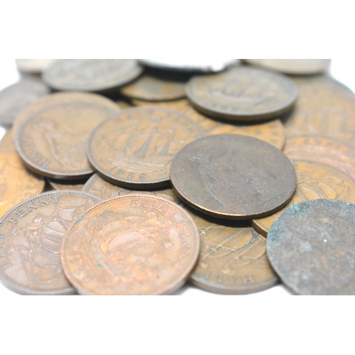 225 - mixed coinage lot to include georgian coinage, some dated 1837 and 1836, 1938 2 reich mark coin, a 1... 