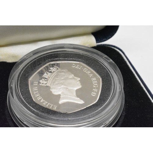 230 - 1992-1993 EEC European Presidency Single Market UK silver proof dual dated 50p in the original Royal... 