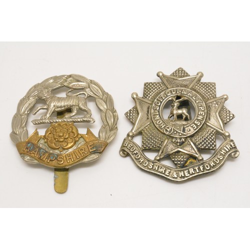 242 - WWI Machine Gun Corps badge, WWI 21st Lancers Cavalry cap badge, WWI Kings Own Scottish Border Regim... 