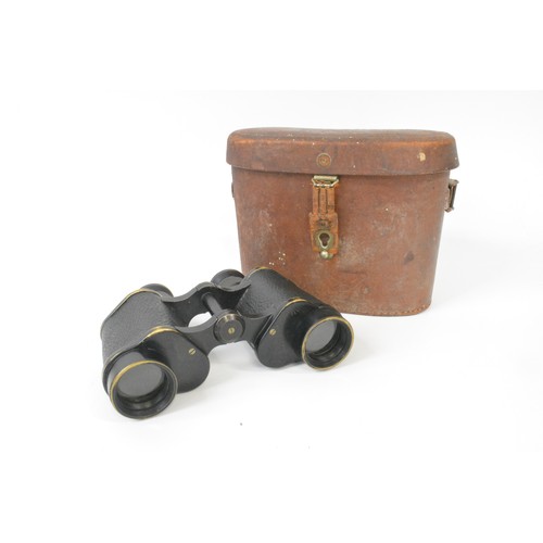 246 - Mixed military related items consisting Cased WW2 military binoculars  by Akershaw & Son No.81267, t... 