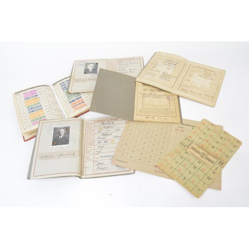 250 - A collection of German Passports, Travel Documents and  Labour/Worker Books predominately WW2 era.