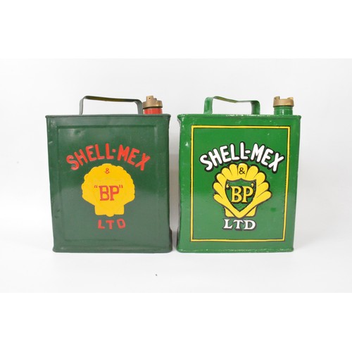 261 - Shell - Mex BP fuel cans, x2