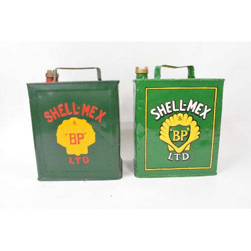 261 - Shell - Mex BP fuel cans, x2