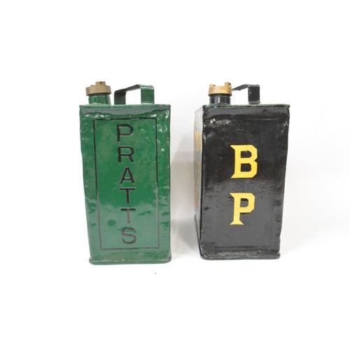 263 - x 2 Fuel cans - Motor BP Spirit and Pratts