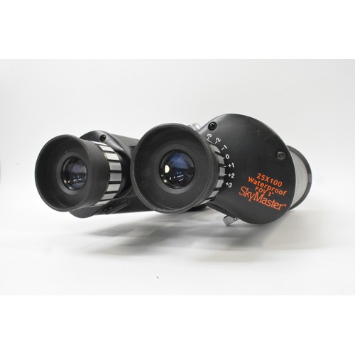 274 - Celestron SkyMaster 25x100 Binoculars model 71017 (boxed), with tripod