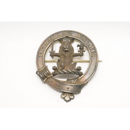 291 - Scottish Clan brooch, possibly for Maitland or Ramsay-Gibson-Maitland, maker's mark M Rettie & Sons ... 