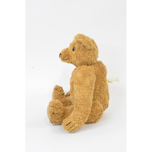 2 - Beardwell bear yellow, with suede paws and pads, approx. height 33 cms [13