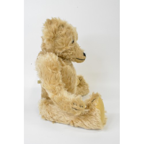 4 - Champagne coloured Beardwell bear with suede paws and pads, moveable limbs, approx. height 53 cms [2... 