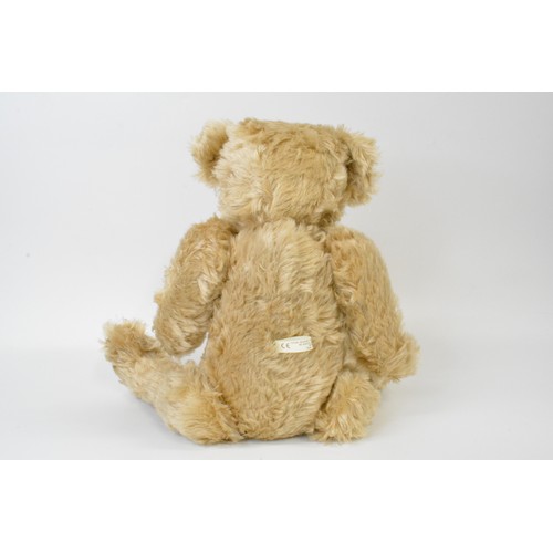 4 - Champagne coloured Beardwell bear with suede paws and pads, moveable limbs, approx. height 53 cms [2... 