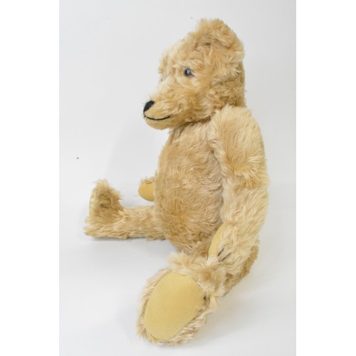 4 - Champagne coloured Beardwell bear with suede paws and pads, moveable limbs, approx. height 53 cms [2... 