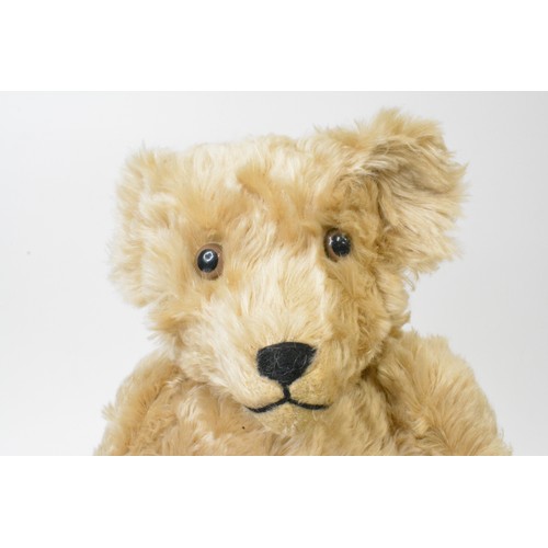 4 - Champagne coloured Beardwell bear with suede paws and pads, moveable limbs, approx. height 53 cms [2... 