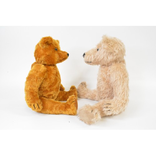 16 - x 2 Beardwell bears, both with paws and pads in suede, moveable limbs, approx. heights are 41 cms [1... 