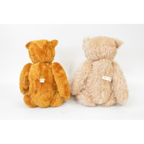 16 - x 2 Beardwell bears, both with paws and pads in suede, moveable limbs, approx. heights are 41 cms [1... 