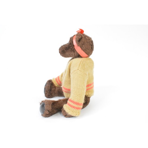 20 - Beardwell 'Ballerina' bear dressed with cardigan and headband.  Leather paws and pads, height approx... 