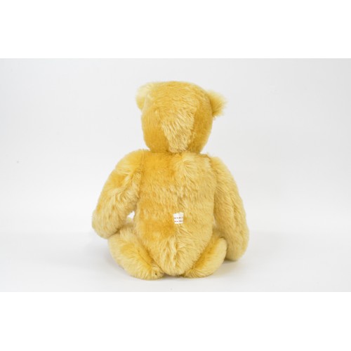 22 - Beardwell golden bear with suede paws and pads, hump design, approx. height 46 cms [18