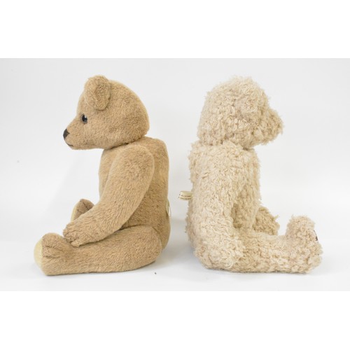 23 - x 2 Beardwell beige bears, fully moveable limbs, approx. 39 cms [15.5