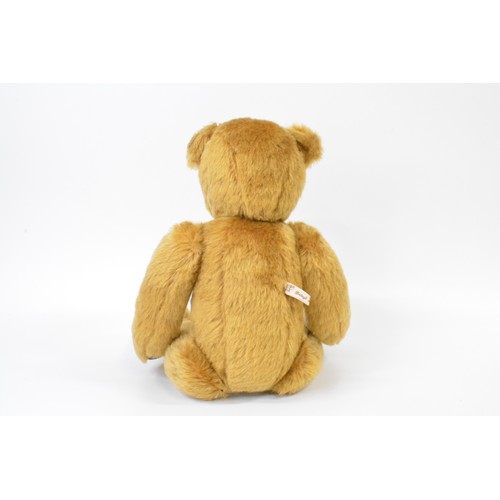 24 - Beardwell honey coloured bear with suede paws and pads, moveable limbs, height 43 cms [17