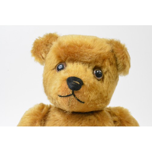 24 - Beardwell honey coloured bear with suede paws and pads, moveable limbs, height 43 cms [17