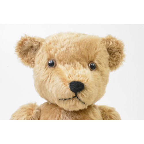 25 - Beardwell light brown bear with suede paws and pads, height approx. 46 cms [18