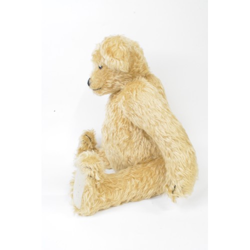 29 - Beardwell Golden bear with moveable limbs, suede paws and pads, height approx 51 cms [20