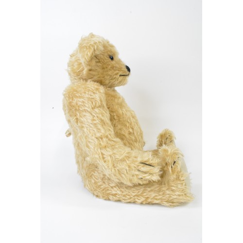 29 - Beardwell Golden bear with moveable limbs, suede paws and pads, height approx 51 cms [20