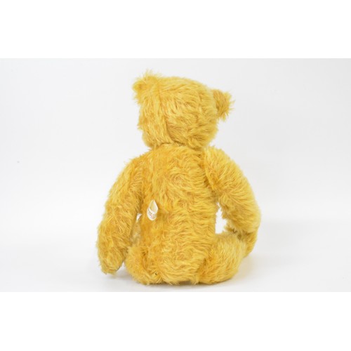 30 - Beardwell golden bear with suede paws and pads, height approx. 44 cms [17.5