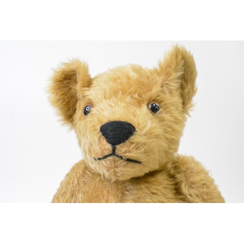 32 - Beardwell light brown bear with suede paws and pads, fully moveable, height approx. 50 cms [20