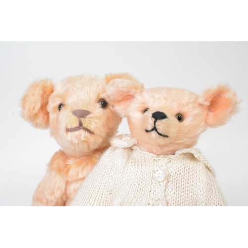 40 - x 2 peach coloured bears,