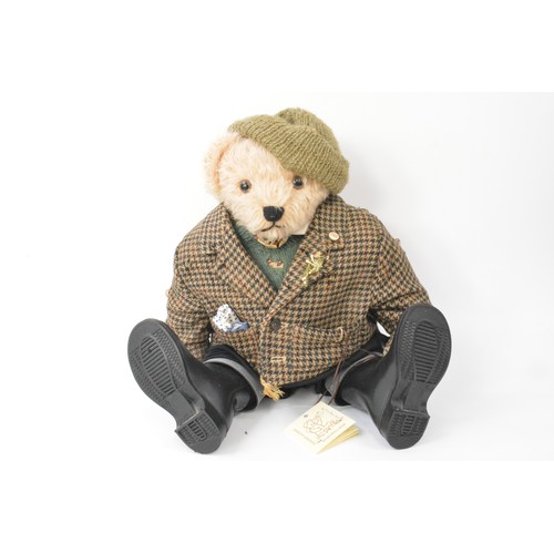 65 - 'COMPO'dressed bear, designed and made by B.M.Beardwell, size 59 cms tall - won 1st prize winner 'dr... 