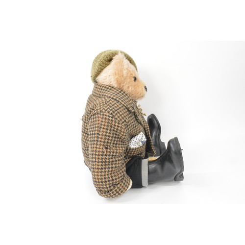 65 - 'COMPO'dressed bear, designed and made by B.M.Beardwell, size 59 cms tall - won 1st prize winner 'dr... 