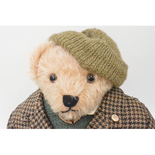 65 - 'COMPO'dressed bear, designed and made by B.M.Beardwell, size 59 cms tall - won 1st prize winner 'dr... 