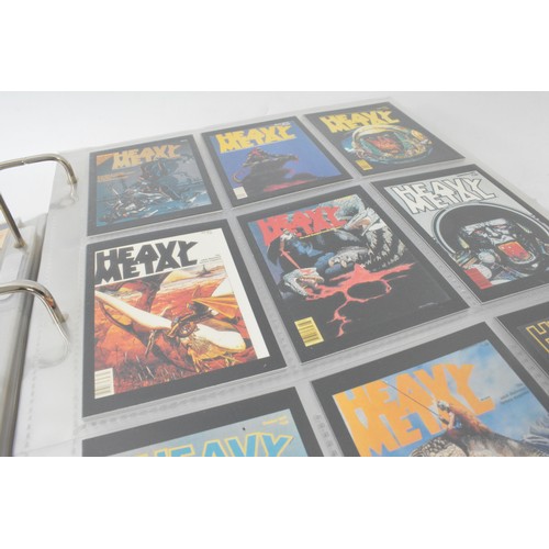 128 - x3 Folders  containing complete collector / trading cards pertaining to various year during the 1990... 