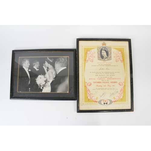 132 - Music Memorabilia Interest - Jackie Rae Framed  CBS Andy Williams 'Happy Heart' golden Disc presente... 