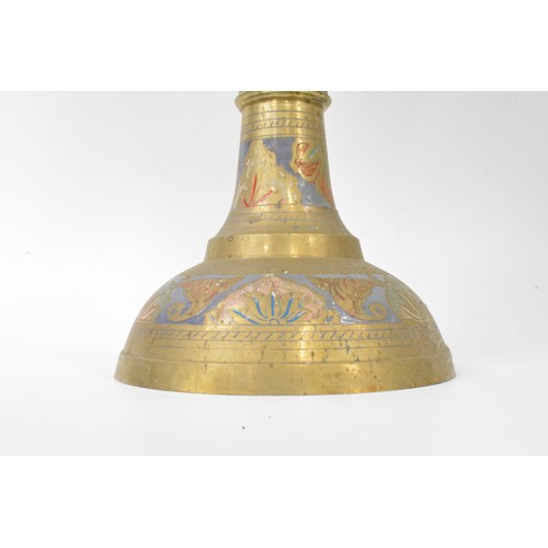 149 - Very large Persian style brass vase