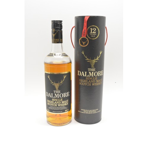 217 - One tubed bottle The Dalmore Single Highland Malt 12 years old, 70cl, 40%, 1990's