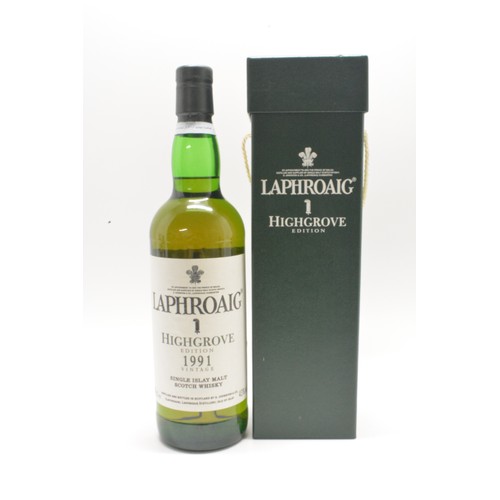 237 - One boxed Laphroaig Highgrove Edition 1991 Vintage, 70cl, 43%