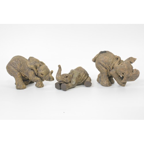 261 - A large group of boxed 'The Herd' elephant figures by Martha Carey; Slip, Alide, Rubmel, Murphy, Scr... 