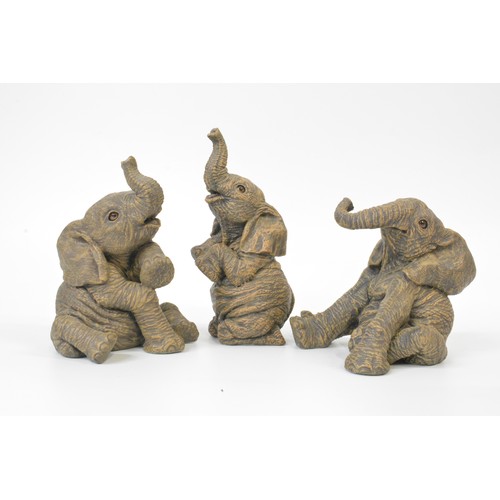 261 - A large group of boxed 'The Herd' elephant figures by Martha Carey; Slip, Alide, Rubmel, Murphy, Scr... 