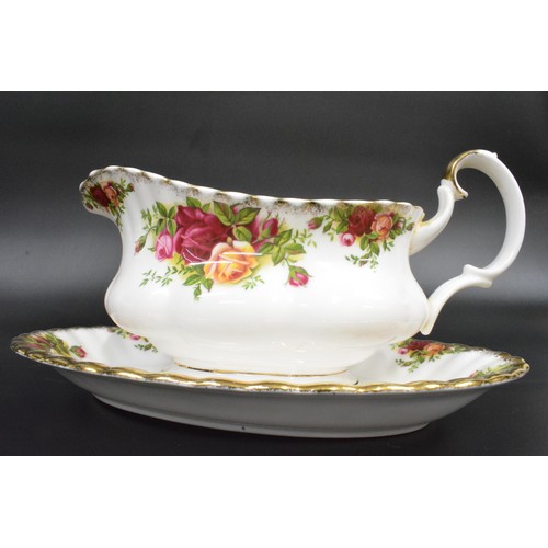 262 - Collection of Royal Albert 'Country Roses' to include teapots, cups, plates, saucers etc. A/F