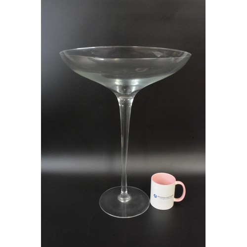 276 - Oversized display champagne glass coupe. size H50 cms x W37 cms